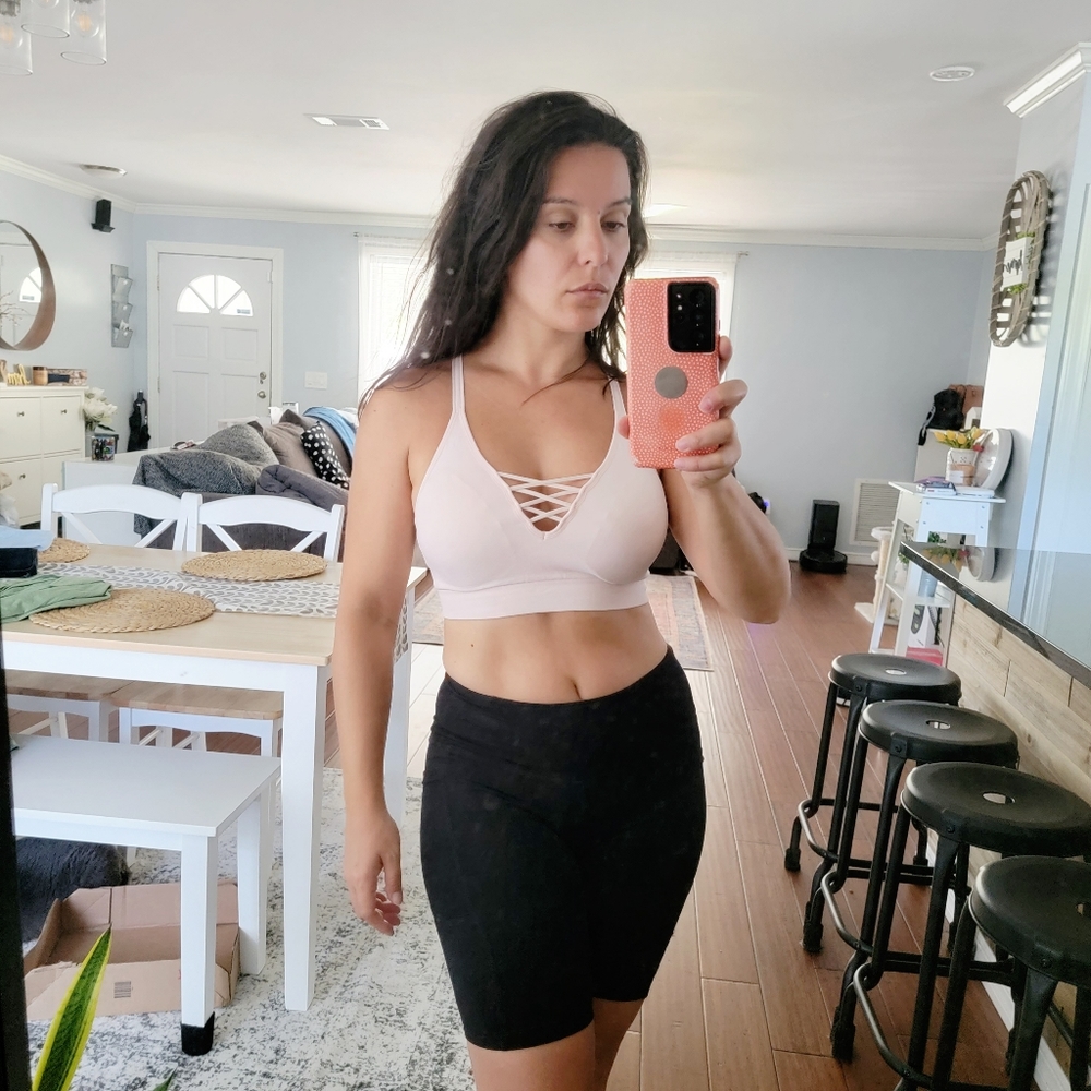 Velocity Size S Pink Sports Bra